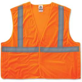 GloWear 8215BA Type R Class 2 Econo Breakaway Mesh Vest, Orange, 2XL/3XL