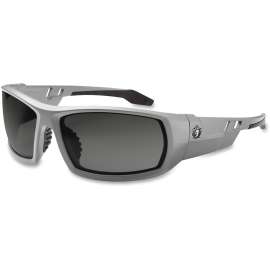 Skullerz Odin Safety Glasses, Gray Frame/Smoke Lens, Anti-Fog, Nylon/Polycarb