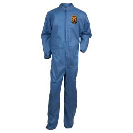 A20 Coveralls, MICROFORCE Barrier SMS Fabric, Blue, X-Large, 24/Carton