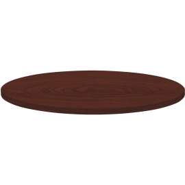 Lorell Hospitality Table Mahogany Round Tabletop