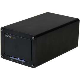 StarTech.com USB 3.1 (10Gbps) External Enclosure for Dual 2.5" SATA Drives