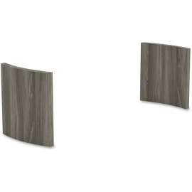 Medina Series Conference Table Legs, 27.56" x 2.38" x 28.11", Gray Steel