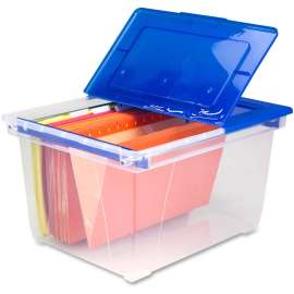 Storex Ind. Stackable Heavy-duty File Tote