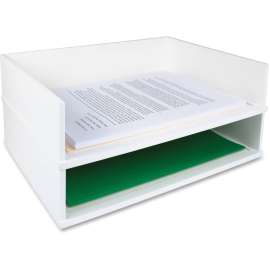 Victor Wood Stacking Letter Tray