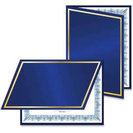 Geographics Navy/Gold Foil Certificate Jacket