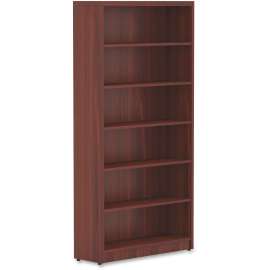Lorell Chateau Srs Mahogany Laminate Bookshelf