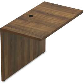 Lorell Chateau Srs Walnut Laminate Desking