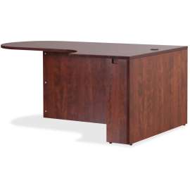 Lorell Essentials Series Cherry Laminate Desking