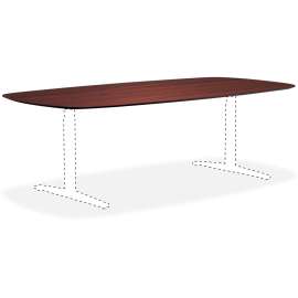 Lorell Knife Edge Mahogany Rectangular Tabletop