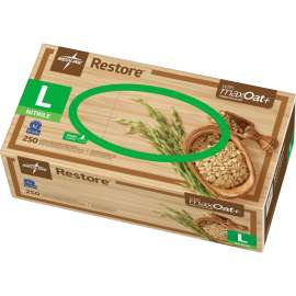 Medline Restore Nitrile Exam Gloves w/Oatmeal