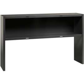 Lorell Comm. Desk Series Charcoal Stack-on Hutch