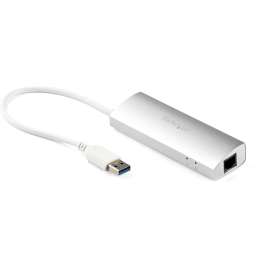 StarTech.com 3 Port Portable USB 3.0 Hub plus Gigabit Ethernet