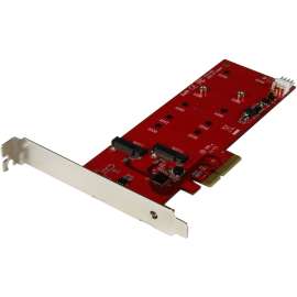 StarTech.com 2x M.2 SATA SSD Controller Card