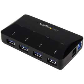 StarTech.com 4-Port USB 3.0 Hub plus Dedicated Charging Port