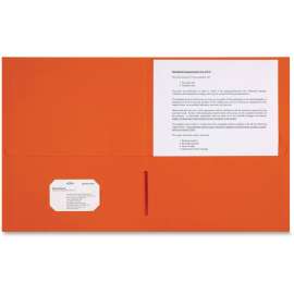 Sparco 2-pocket Leatherette Portfolio