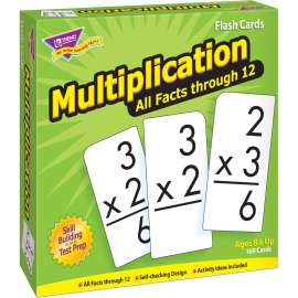 Trend Mltiplictin all facts through 12 Flash Cards