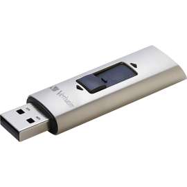 Verbatim - Store 'n' Go™ Vx400 128 GB Silver USB 3.0 Flash Drive (1 per Pack)