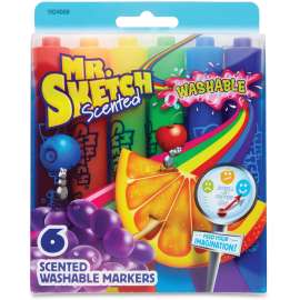 Sanford Mr. Sketch 6-count Scented Markers