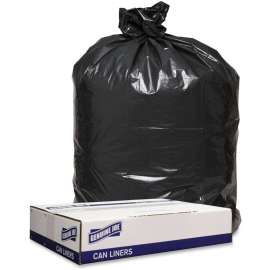 Genuine Joe 1.6 mil Black Can Liners