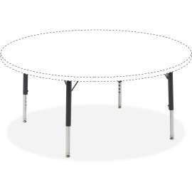 Lorell Class Table Low-height Black Upper Leg Kit