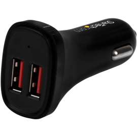 StarTech.com Dual Port USB Car Charger