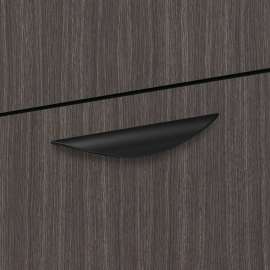 BL Series Field Installed Classic Pull, Elipse, 6.75w x 0.88d x 0.5h, Black, 2/Carton
