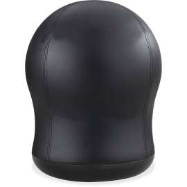 Zenergy Swivel Ball Chair, Black Seat/Black Back, Black Base