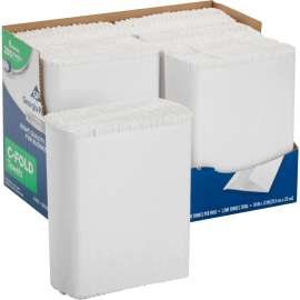 GP Professional Series Premium 1-Ply C-Fold Paper Towels, White, 1,200 Towels/Case