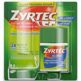 J & J Zyrtec Tablets