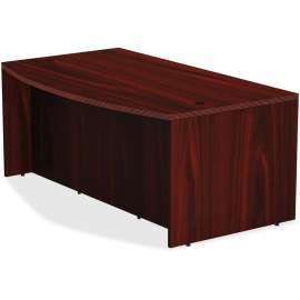 Lorell Contemporary Mahogany Laminate Desking