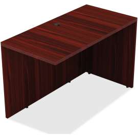Lorell Contemporary Mahogany Laminate Desking