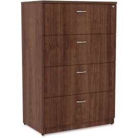 Lorell Essentials Srs Walnut 4-drawer Lateral File