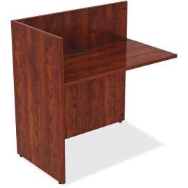 Lorell Essentials Series Cherry Laminate Desking