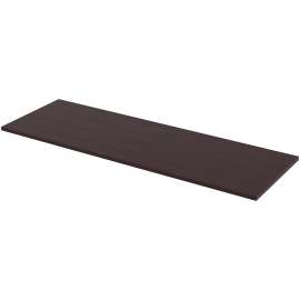 Lorell Quadro Wkstn Espresso Lam Str Edge Tabletop