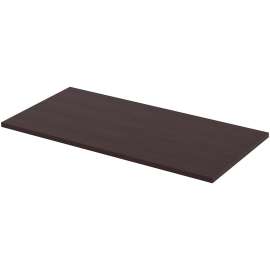 Lorell Quadro Wkstn Espresso Lam Str Edge Tabletop