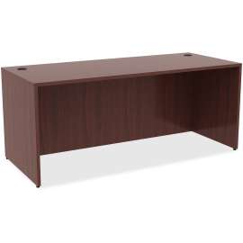 Lorell Essentials Mahogany Laminate Desking