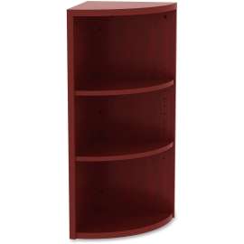 Lorell Essentials Mahogany Laminate Desking