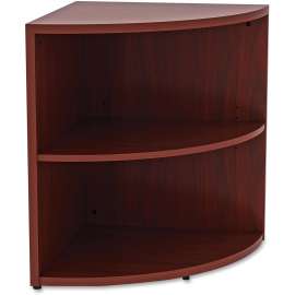 Lorell Essentials Mahogany Laminate Desking