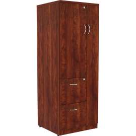 Lorell Essentials Srs Cherry Tall Storage Cabinet