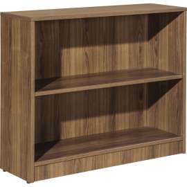 Lorell Walnut Laminate Bookcase