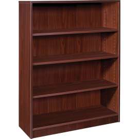Lorell Mahogany Laminate Bookcase