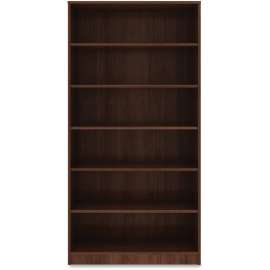 Lorell Walnut Laminate Bookcase