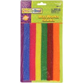 Pacon Wax Works Hot Colors Sticks Assortment