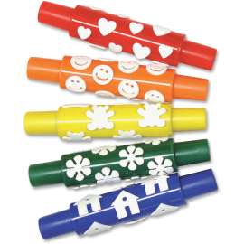 Pacon Set A Foam Pattern Rolling Pins