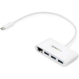 StarTech.com 3 Port USB C Hub with Gigabit Ethernet