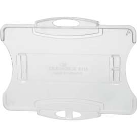 DURABLE® Open Style Single ID-Card Holder, Clear, 10/Box