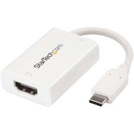 StarTech.com USB C to HDMI 2.0 Adapter 4K 60Hz with 60W Power Delivery Pass-Through Charging