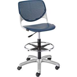 KFI Kool Collection 2300 Armless Stool with Casters