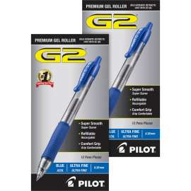 Pilot G2 Ultra Fine Retractable Pens