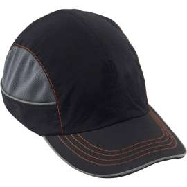 Skullerz 8950 Bump Cap, Long Brim, Black